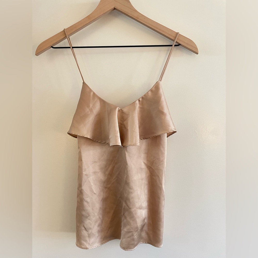 Champagne cross top from Anthro
